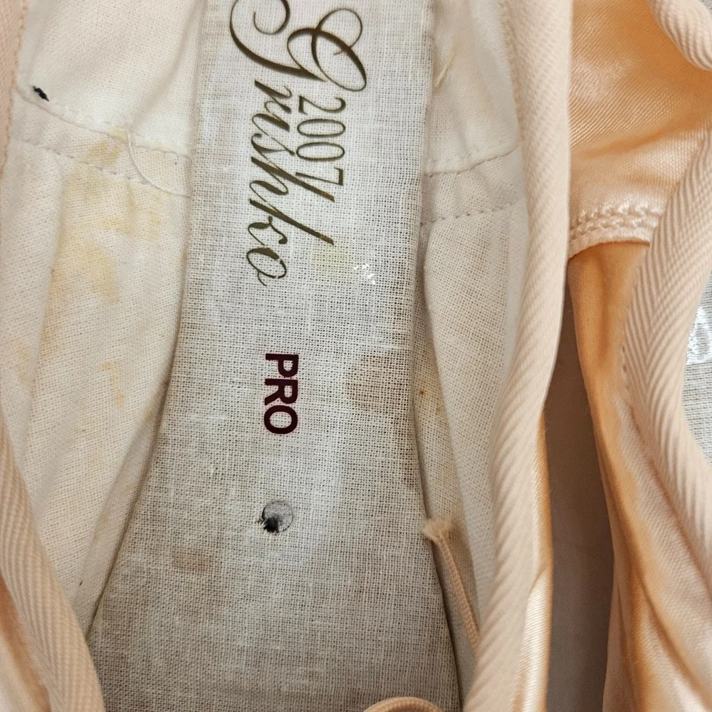 Grishko 2007 Pro Pointe Shoes Ballet Pink Satin Size 6.5 2X H